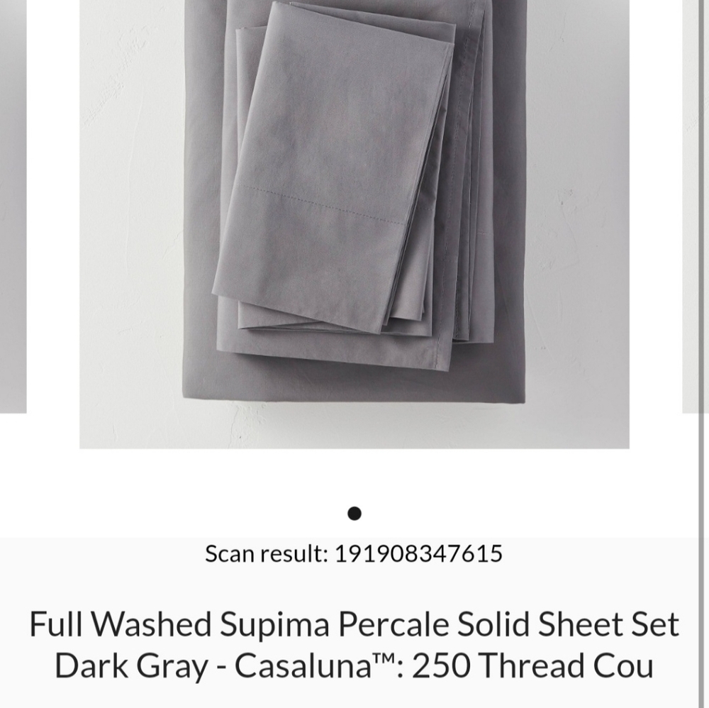 Casaluna Percale Sheet Set